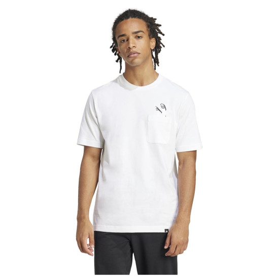 Adidas Ανδρική κοντομάνικη μπλούζα Lounge Slides Graphic Pocket Tee Adidas Ανδρική κοντομάνικη μπλούζα Lounge Slides Graphic Pocket Tee